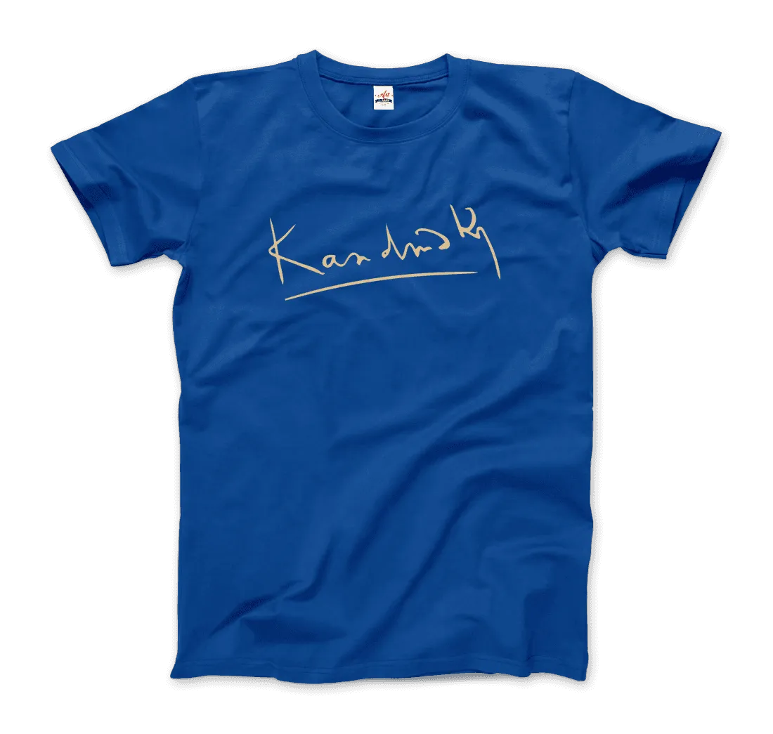 Wassily Kandinsky Signature Art T-Shirt