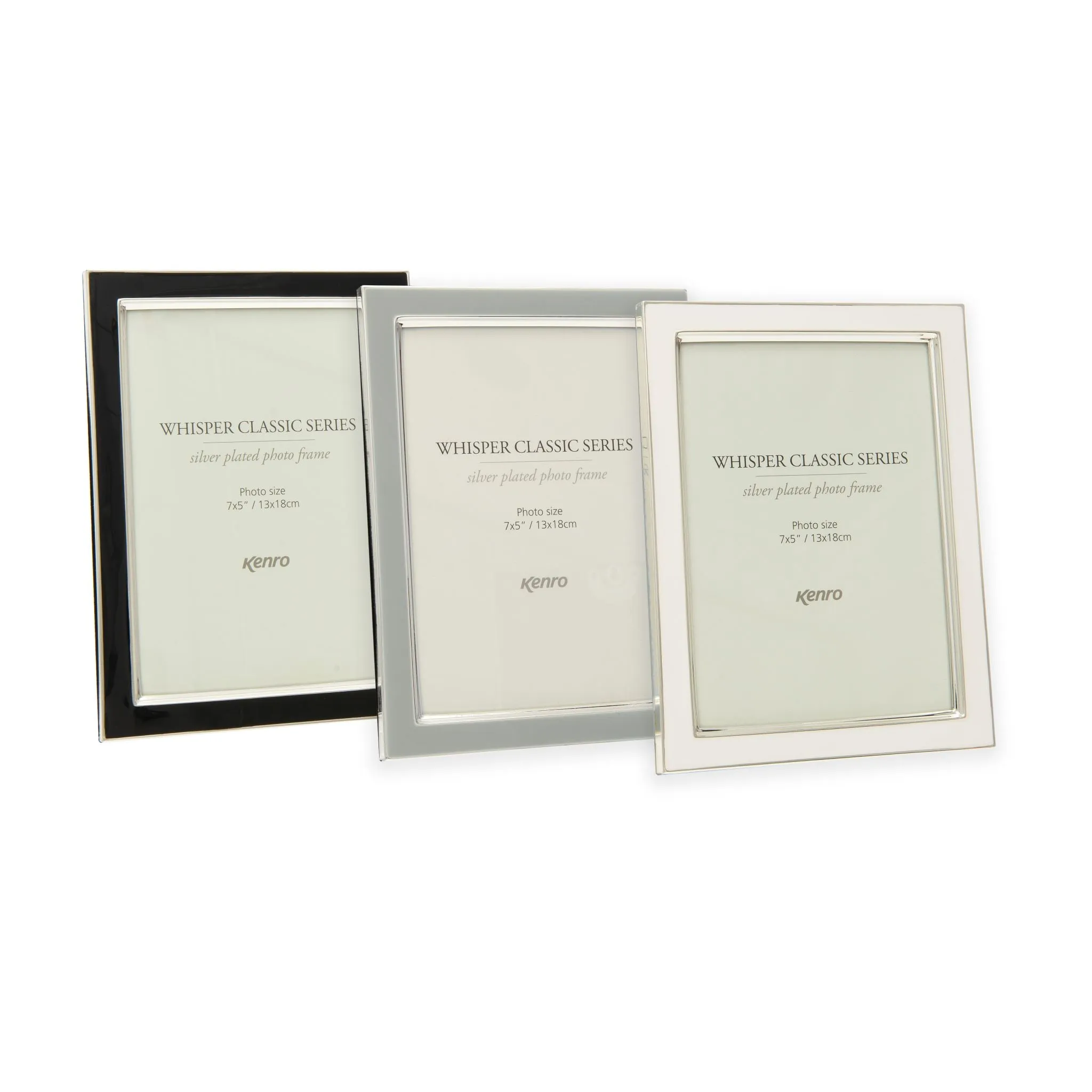 Whisper Classic Silver Plated Photo Frames