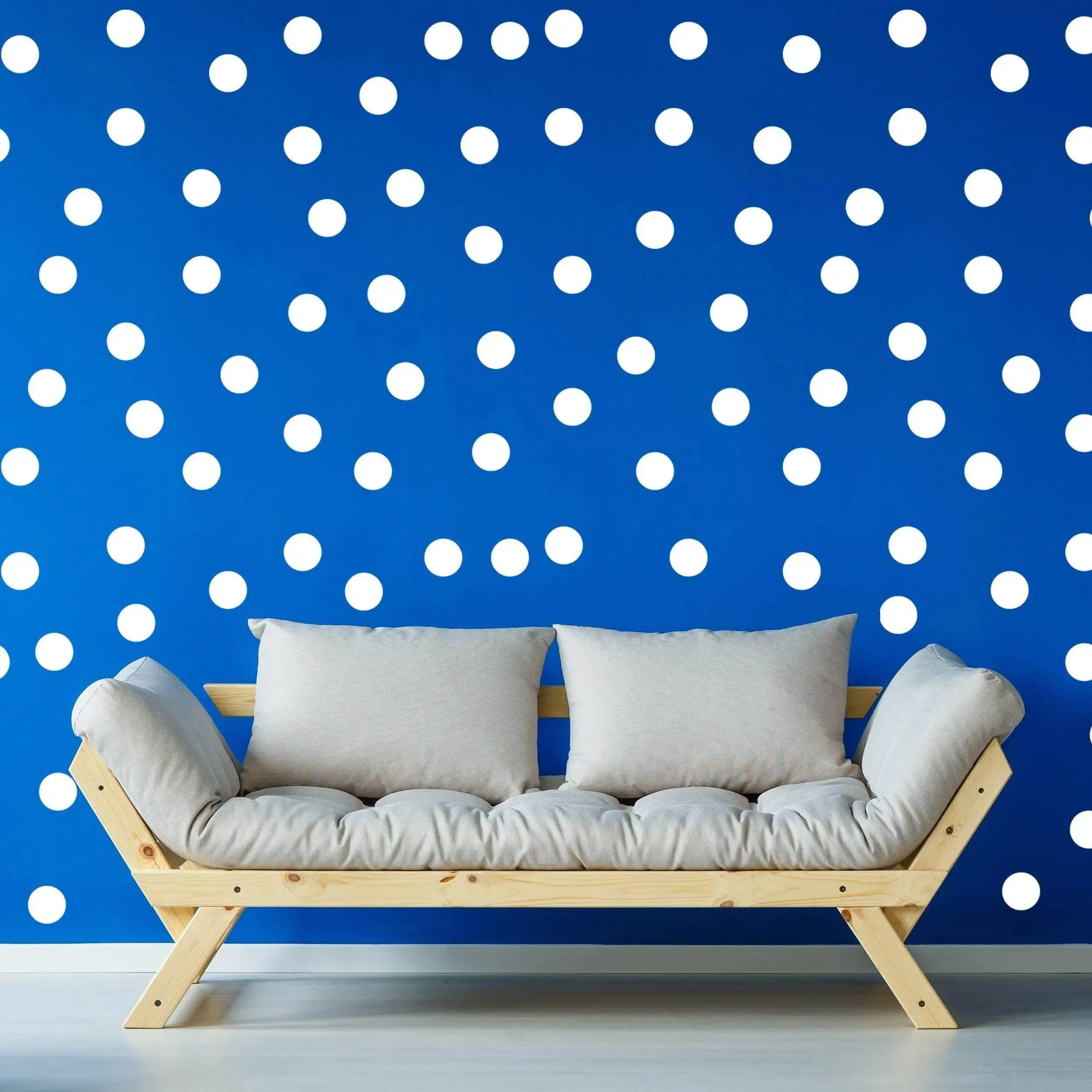 White Round Circle Dot Stickers - Creative Decorative Adhesive Decals