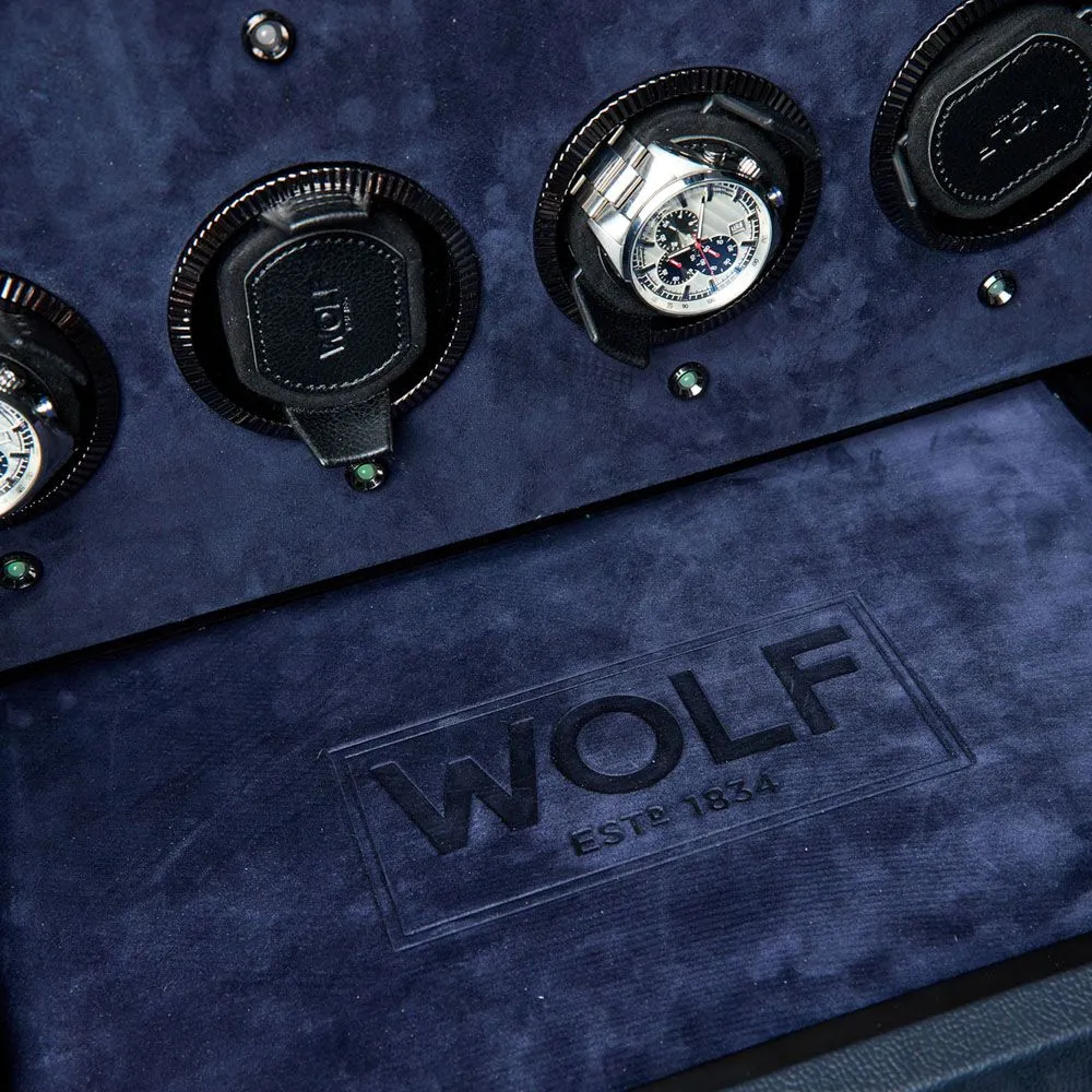 Wolf - Churchill 12-Unit Watch Winder Safe | 481216